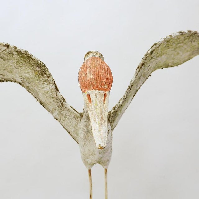 Decorative Outdoor Heron Sculpture For Sale - Image 15 of 16