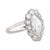 Traditional 1910s French Belle Époque Gia 2.01 Carat Old Mine Cut Diamond Platinum Cluster Ring, Size 5.5 For Sale - Image 3 of 5