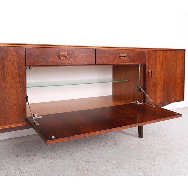 Brown Vintage Long Sideboard by Fristho Franeker, 1960s For Sale - Image 8 of 18