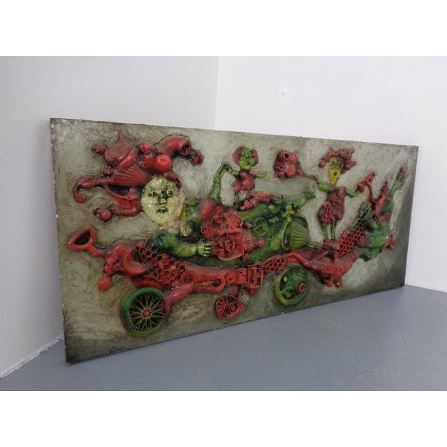 Art Work Wall Relief from Reinaldo Eckenberger, Brazil, 1974 For Sale - Image 6 of 18