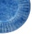 An elegant set of 6 blue ceramic wicker dinner plates. Each decoration is made entirely by hand underneath it so that the...