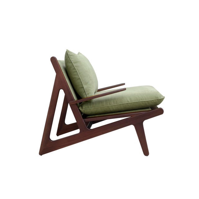 Contemporary Moore Armchair by Wood Tailors Club For Sale - Image 3 of 13