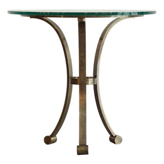 Bronze Occasional Table, C. France, 1940s For Sale