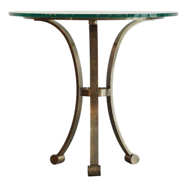 Bronze Occasional Table, C. France, 1940s For Sale