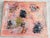 Abstract modern mixed media on canvas painting Sunny Isles Abstracts signed verso Mariana Shulga .