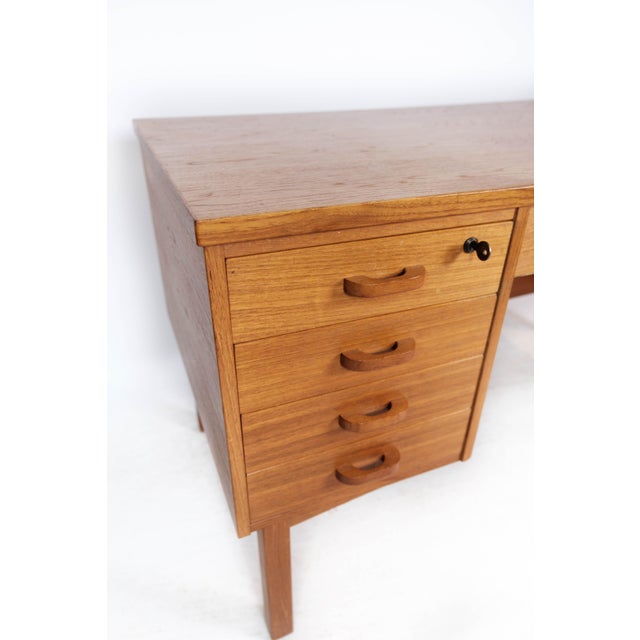 Danish Teak Desk, 1960s For Sale - Image 3 of 17