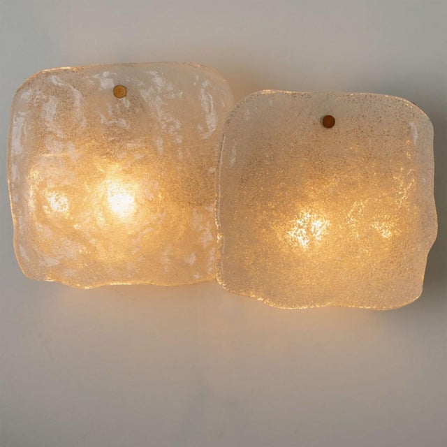 Glass and Brass Light Fixtures by J.T Kalmar, Austria, 1960s For Sale - Image 17 of 18