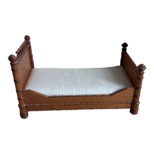 19th Cent French Faux Bamboo Dog Bed