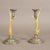A Pair Black Forest Candle Holders With Pewter Base and Spout, Germany Ca. 1860s For Sale - Image 6 of 8