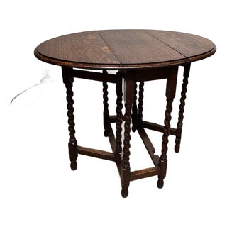 English Gate Leg Table For Sale
