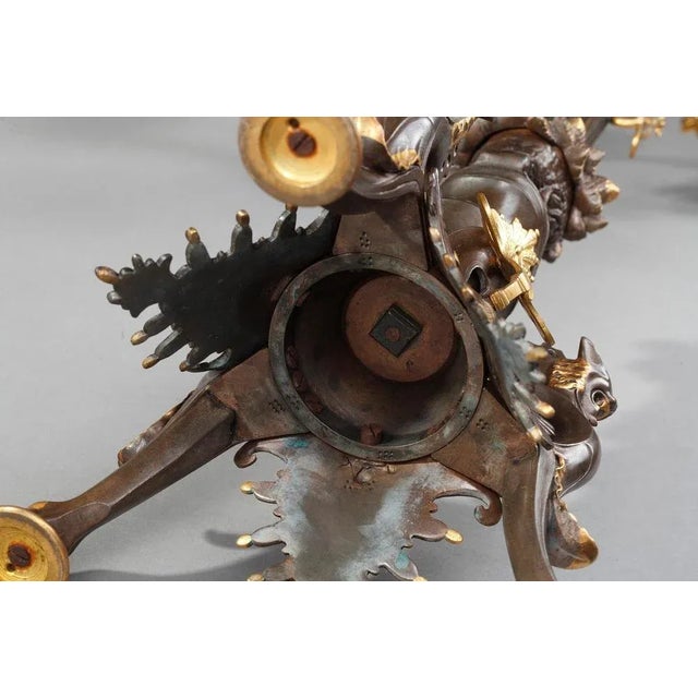 Large 19th Century Bronze Candelabra, Set of 2 For Sale - Image 18 of 18