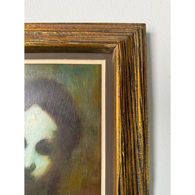 1968 Steve Bagnell Nj. " Nude " Oil Painting, Framed For Sale - Image 4 of 10