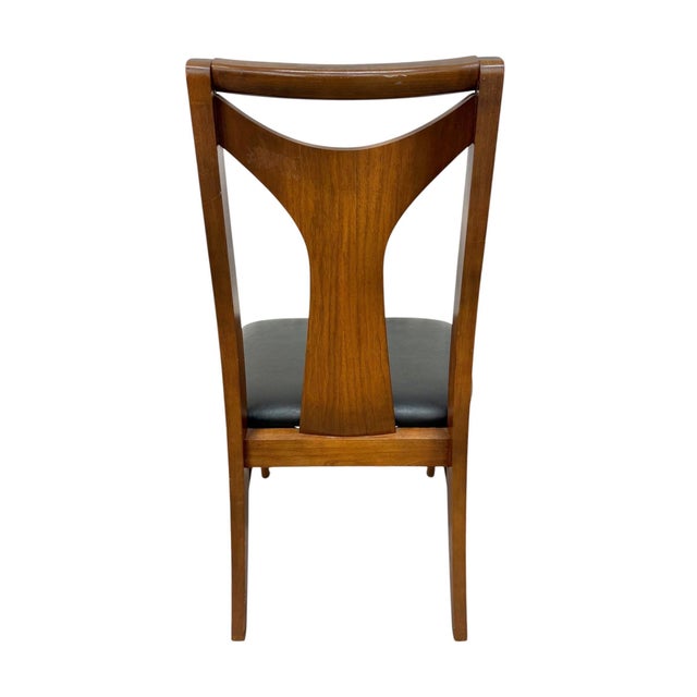 Mid-Century Modern Kent Coffey Perspecta Walnut Dining Chairs - Set of 6 For Sale In Philadelphia - Image 6 of 8