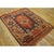 Tribal 1870s Antique Red Medallion Tribal Konya Turkish Square Scatter Size Wool Rug For Sale - Image 3 of 10