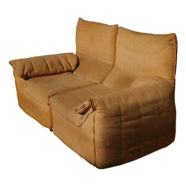 modular sofa two seater model "bay" system, design Antonio Citterio and Paolo Nava for B & B Italy, 70 polyurethane...