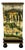 Vintage Hand-Painted Tuscan-Style Jewelry Tower Cabinet For Sale