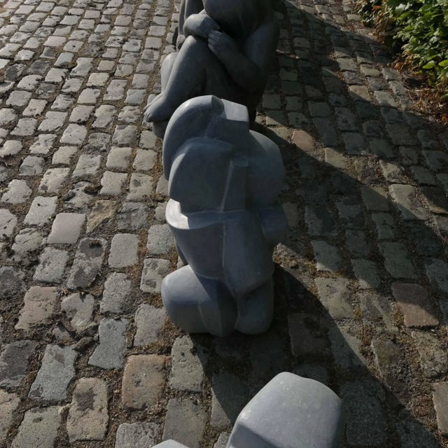 Jan Keustermans, Abstract Sculpture, Belgian Blue Stone For Sale - Image 17 of 18