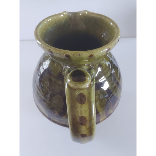 1970s Mid-Century Japanese Studio Pottery Jug For Sale - Image 5 of 9
