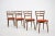 Wood Dining Chairs, 1960s, Set of 4 For Sale - Image 7 of 12
