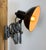 Industrial Black Enamel Scissor Wall Lamp, 1950s For Sale - Image 18 of 18