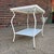John Salterini Rare Salterini Patio Side Table Vitro Lite White Glass For Sale - Image 4 of 12