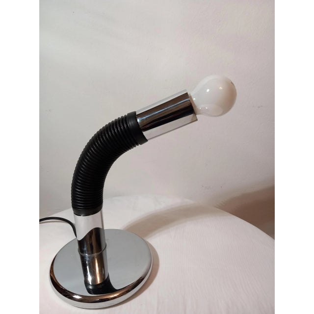 Mid-Century Modern Table Lamp by Mario Bellini for Targetti, 1970s For Sale - Image 3 of 8