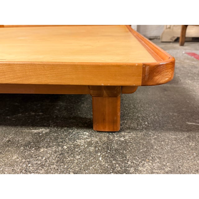 Queen Size Handcrafted Bonsai Tree Cherry Wood Bed Frame For Sale - Image 9 of 12