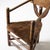 Brown Hand-Carved Monk Chair with Brown Sheepskin Upholstery, Sweden, 1960s For Sale - Image 8 of 9