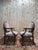 Textile Louis XVI Cabriolet Armchairs with Medallion Backs, 1950s, Set of 2 For Sale - Image 7 of 8