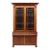 Classical American Empire Step Back Cupboard With Mullioned Doors C1840 For Sale