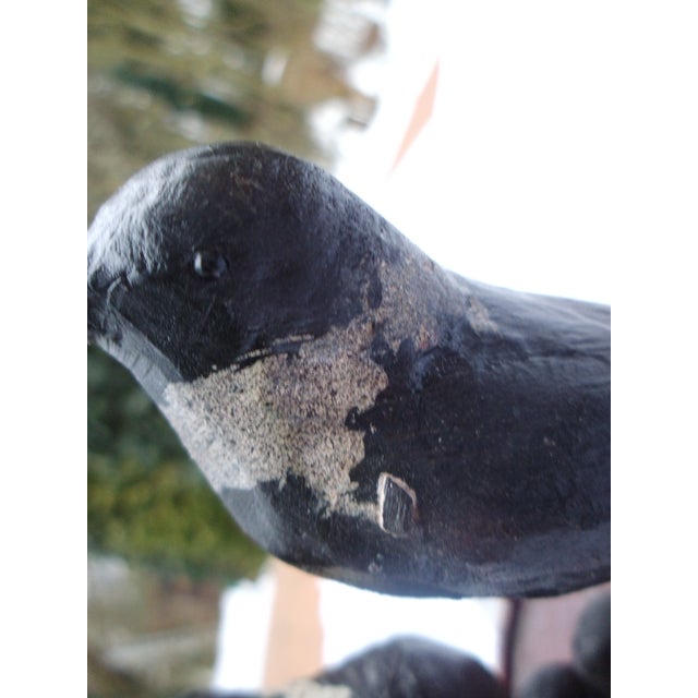 Antique Wooden Swallows in Clay Pot, 1890s For Sale - Image 5 of 15