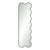 Hvyli Q9 - Narrow Modern Asymmetrical Red Mirror for Contemporary Interiors For Sale