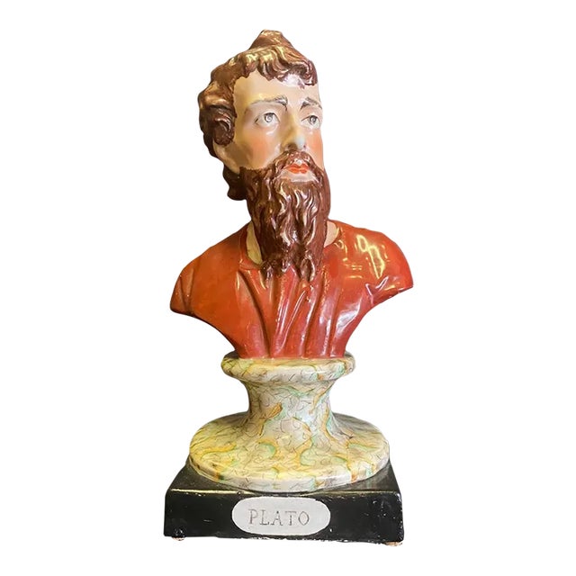 Staffordshire Bust of Pluto Circa 1820 For Sale