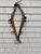 Antique u.s. Hame Co. Buffalo Ny Mule Hames – Original Wooden & Iron Harness Pair c.1900–1925 – Rustic Farmhouse Wall Decor For Sale - Image 12 of 18