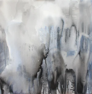 We Leave at Dusk Contemporary Painting by Lisa Finlayson