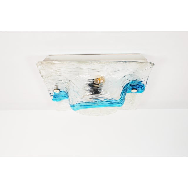 Murano Glass Flush Mount by Toni Zuccheri for VeArt, 1970s For Sale - Image 9 of 9