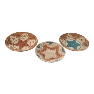 Trio of Handmade Southwestern Baskets For Sale