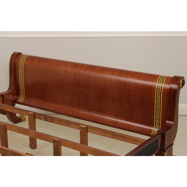 Versace Infinity Gigasso Queen Size Sleigh Bed For Sale - Image 14 of 17