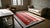 Mid 20th Century 1940s Red Gray Figural Vintage Zapotec Mexico Yei Rug 4' 7" X 7' 7" Handmade Wool Carpet For Sale - Image 5 of 7