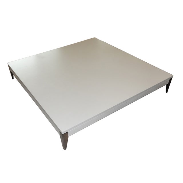 The Large Square Table from Roche Bobois Attributed is an key component of the Connexe Sectional Group. Together with the...