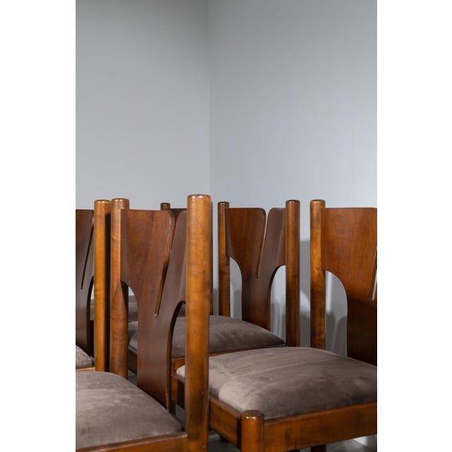 Vintage Italian Chairs from Mobilgirgi, 1970s, Set of 6 For Sale - Image 6 of 16