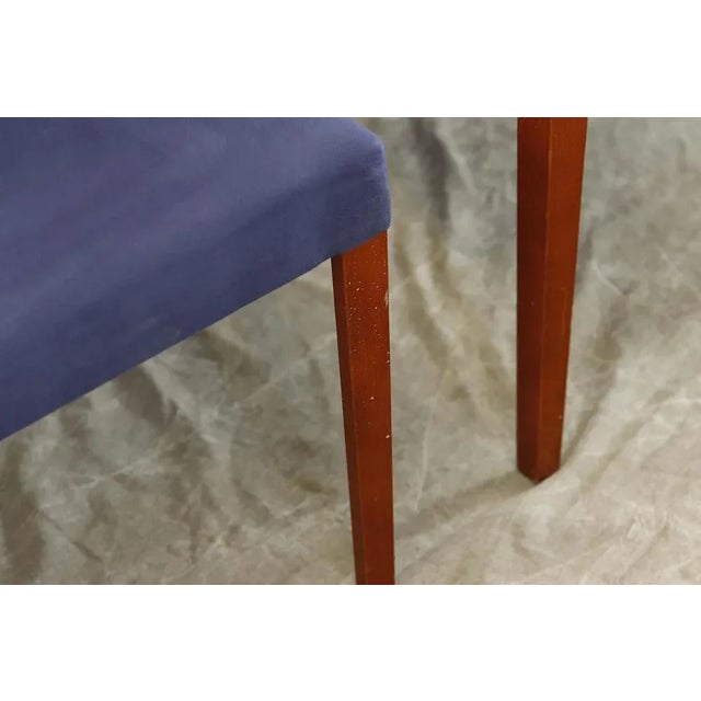 Blue Set of Cloe Chairs by Andreu World For Sale - Image 8 of 10