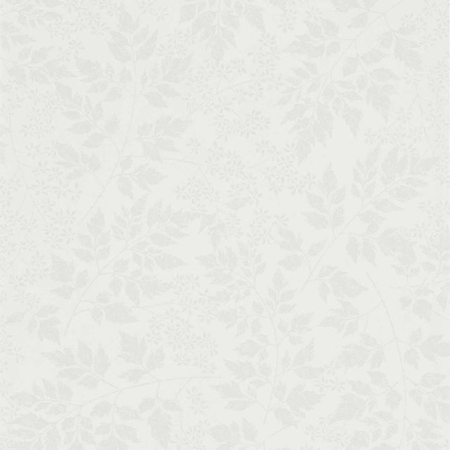Sanderson Spring Leaves Wallpaper in Dove For Sale