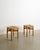 Charlotte Perriand Mid-Century Modern French Wooden Meribel Stools by Charlotte Perriand, 1960s, Set of 2 For Sale - Image 4 of 5