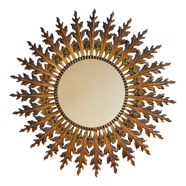 Italian Sun Mirror, 1950s For Sale