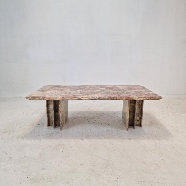 Italian Marble Coffee Table, 1980s For Sale - Image 16 of 16