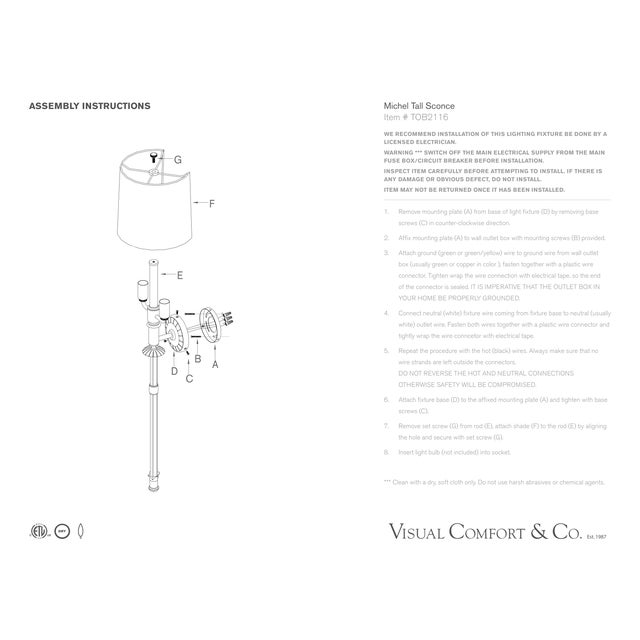 Traditional Thomas O'Brien for Visual Comfort Signature Michel Tail Sconce in Aged Iron with Linen Shade For Sale - Image 3 of 3