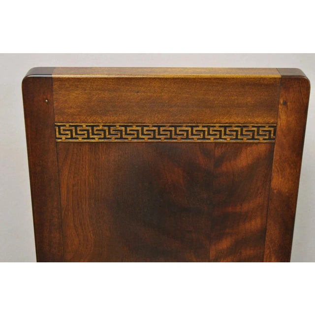 Traditional Antique Hamilton MFG High Back Adjustable Mahogany Architect Chair Piano Stool For Sale - Image 3 of 12