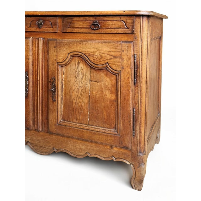 Louis XV Provincial Low Buffet, France, 19th Century For Sale - Image 6 of 9