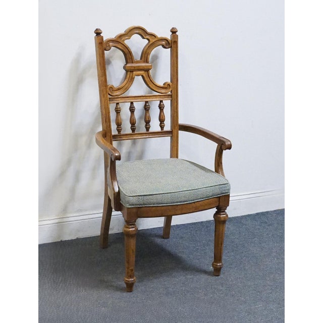 THOMASVILLE FURNITURE Legendary Collection Spanish Mediterranean Style Dining Arm Chair 3721-834 42" High 22.5" Wide 23.5"...